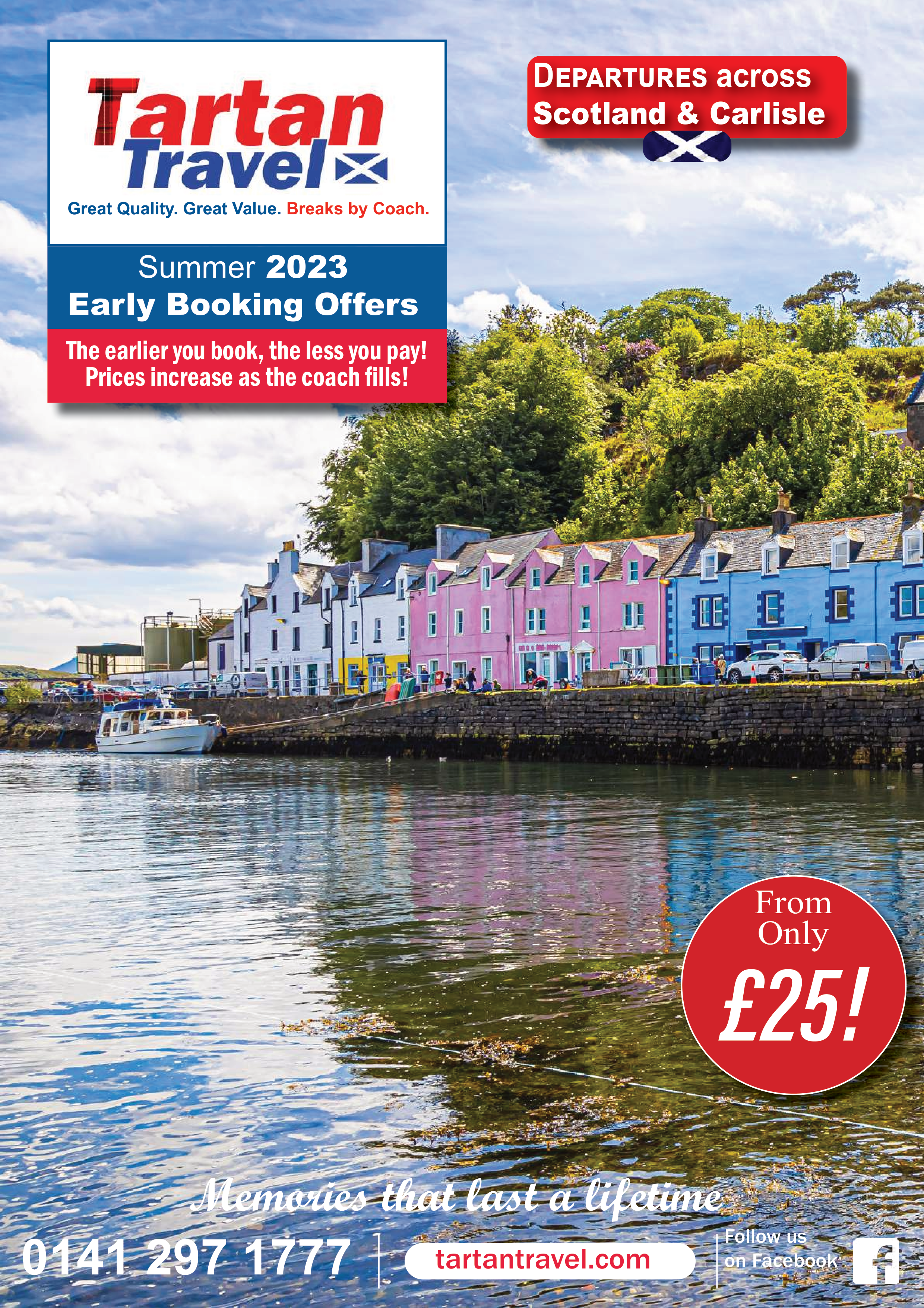 Tartan Travel Brochure Front Page
